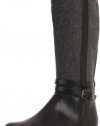 Cole Haan Kids Air Nancy Tall Boot Boot (Little Kid/Big Kid),Black/Grey,5 M US Big Kid