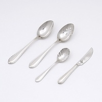 A traditional shape becomes dazzling with an artistic edge detail. Setting a standard of elegance and versatility, Waterford presents distinctly elegant, continental-size flatware to grace your table. Crafted of lustrous 18/10 stainless steel for endless beauty and use. Each piece is guaranteed for 10 years. A traditional shape becomes dazzling with an artistic edge detail. Setting a standard of elegance and versatility, Waterford presents distinctly elegant, continental-size flatware to grace your table. Crafted of lustrous 18/10 stainless steel for endless beauty and use. Each piece is guaranteed for 10 years.