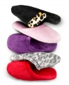 Relax in the plush comfort of Charter Club's Supersoft slippers.