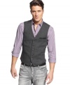 Button up your casual look with this sleek vest from INC International Concepts.