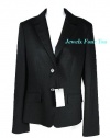 Hugo Boss Black Wool Business Janna3 Blazer Jacket Size 0