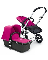 A complete Bugaboo Cameleon set includes a base and tailored fabrics (for the sun canopy, bassinet apron and seat inlay) in the color of your choice. A complete Bugaboo Cameleon set includes a base and tailored fabrics (for the sun canopy, bassinet apron and seat inlay) in the color of your choice.