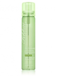 Feather-light mist delivers an even veil of shine with encapsulated olive oil plus all-day-long protection. 5 oz. Feather-light mist delivers an even veil of shine with encapsulated olive oil plus all-day-long protection. 5 oz.