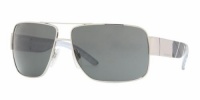 BURBERRY Sunglasses BE 3040 100587 Silver 61MM BURBERRY Sunglasses BE 3040 100587 Silver 61MM