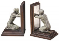 Set of 2 Mirror Image Bookends Set of 2 Mirror Image Bookends