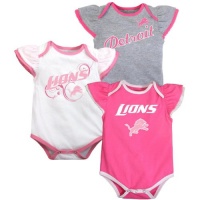 Infant Detroit Lions 3 Piece Creeper Set (12m-24m) Infant 18 Months Infant Detroit Lions 3 Piece Creeper Set (12m-24m) Infant 18 Months
