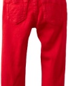 True Religion Girls 2-6X Casey Legging Pant, Cherry, 2