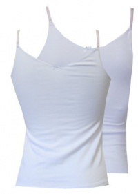 Calvin Klein Girls 7-16 2 Pack Cami,White,L(12/14) Calvin Klein Girls 7-16 2 Pack Cami,White,L(12/14)