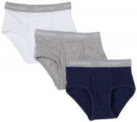 Calvin Klein Underwear Boys 2-7 3-Pack Multi Brief, Multi, X-Small Calvin Klein Underwear Boys 2-7 3-Pack Multi Brief, Multi, X-Small