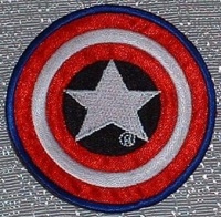 CAPTAIN AMERICA Marvel Comics SHIELD Logo PATCH CAPTAIN AMERICA Marvel Comics SHIELD Logo PATCH