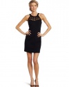 Cynthia Steffe Women's Elisha Ponte Dress, Rich Black, 12