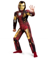 He can go from Tony Starks to Iron Man with this intricate costume that will give him a high-tech dress-up look. He can go from Tony Starks to Iron Man with this intricate costume that will give him a high-tech dress-up look.