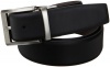 Calvin Klein Men's Smooth Leather Reversible Belt,Black,34