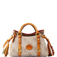 Dooney & Bourke Signature Jacquard Mini Satchel, Brown Dooney & Bourke Signature Jacquard Mini Satchel, Brown