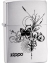 Zippo Logo Pocket Lighter with Butterfly