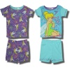 Tinkerbell Pixie Poses 2 for 1 Short-sleeve pajama sets for girls - 4