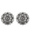 Get all tied up in knots. Genevieve & Grace's wispy stud earrings feature an intricate cut-out design and sparkling marcasite. Set in sterling silver with an omega omega clip-on backing for non-pierced ears. Approximate diameter: 1-3/16 inches.