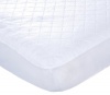 Carter's Keep Me Dry Waterproof Fitted Quilted Crib Pad, White