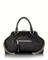 Classic and crave-inducing, Marc Jacob's quilted satchel is a luxe essential for style-setters of any generation.