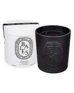 Diptyque teamed up with Virebent, a well-known porcelain manufacturer established in 1924, to make its indoor and outdoor scented candle. It chose earthenware for its rustic touch and hand-crafted look, and because it embodies and brings to life the brand emblematic oval. This four-wick Diptyque candle is made exclusively by hand,and recalls a bouquet of roses and blackcurrent leaves. Burn time is approximately 150 hours.