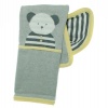 First Impressions Bear Blanket Grey