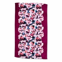 Whether you're taking a trip to the beach or lounging poolside, this fabulously floral Sky beach towel adds colorful pop to your fun-in-the-sun activities. Whether you're taking a trip to the beach or lounging poolside, this fabulously floral Sky beach towel adds colorful pop to your fun-in-the-sun activities.