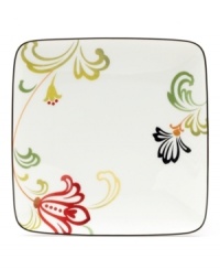 A festive splash of color for your tabletop, this lively pattern from Noritake features a stencil inspired design with a nod to the retro-chic aesthetic. (Clearance) A festive splash of color for your tabletop, this lively pattern from Noritake features a stencil inspired design with a nod to the retro-chic aesthetic. (Clearance)