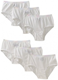 Fruit of the Loom Girls 4-16x 6 Pack Girls White Cotton Brief Fruit of the Loom Girls 4-16x 6 Pack Girls White Cotton Brief