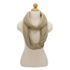 Premium Solid Color Knit Infinity Circle Scarf - Different Colors Available