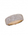 Effy Jewlery Pave Classica Rose Gold Diamond Ring, .99 TCW Ring size 7