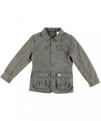 GUESS Kids Boys Cargo Pocket Hunter Jacket, DARK GREY (12/14) GUESS Kids Boys Cargo Pocket Hunter Jacket, DARK GREY (12/14)
