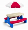 Little Tikes Easy Store Large Picnic Table with Umbrella