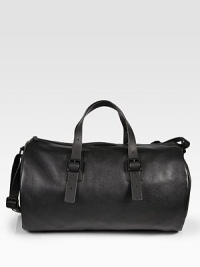 With gym-inspirations, this spacious, versatile carryall is destined to be your weekend travel essential, with exterior and interior pockets, crafted in luxurious, textured leather.Zip closureTop handlesAdjustable shoulder strapExterior, interior zip pocketsFully linedLeather20¾W x 11¾H x 11¾DImported With gym-inspirations, this spacious, versatile carryall is destined to be your weekend travel essential, with exterior and interior pockets, crafted in luxurious, textured leather.Zip closureTop handlesAdjustable shoulder strapExterior, interior zip pocketsFully linedLeather20¾W x 11¾H x 11¾DImported