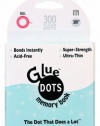 Glue Dots 3/8-Inch Memory Dot Roll, 300-Clear Dots