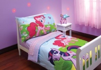 Hasbro My Little Pony 4 Piece Toddler Bedding Set Hasbro My Little Pony 4 Piece Toddler Bedding Set