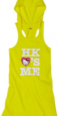 Hello Kitty Girls 7-16 Hoodie Cover-up, Yellow, 10/12 Hello Kitty Girls 7-16 Hoodie Cover-up, Yellow, 10/12