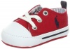 Ralph Lauren Layette Chatem Low Shoe (Infant/Toddler),Red,3 M US Infant