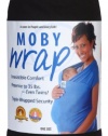 Moby Wrap Original 100% Cotton Baby Carrier, Black