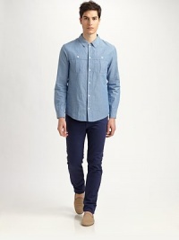 A versatile, lightweight look designed with heritage appeal in smooth, soft cotton.ButtonfrontButtoned chest pocketsCottonMachine washImported A versatile, lightweight look designed with heritage appeal in smooth, soft cotton.ButtonfrontButtoned chest pocketsCottonMachine washImported