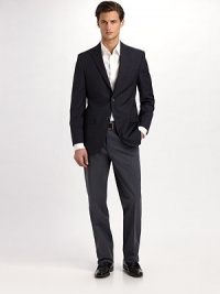 EXCLUSIVELY OURS. An essential look destined for every man's wardrobe, tailored with an easy-wearing silhouette that's fit for blazers and sportshirts alike. Flat front Side slash, back welt pockets Unfinished hems 52% cotton/48% polyester Machine wash Imported EXCLUSIVELY OURS. An essential look destined for every man's wardrobe, tailored with an easy-wearing silhouette that's fit for blazers and sportshirts alike. Flat front Side slash, back welt pockets Unfinished hems 52% cotton/48% polyester Machine wash Imported