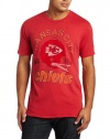 NFL Kansas City Chiefs Heather Vintage Short Sleeve Crew Men's