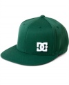Because a front-and-center logo suddenly looks old hat: This fitted baseball-style cap from DC Shoes.