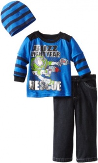 Disney Baby-boys Infant 3 Piece Buzz Lightyear To The Rescue Pant Set Disney Baby-boys Infant 3 Piece Buzz Lightyear To The Rescue Pant Set