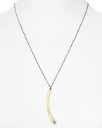 Introduce natural wonder into your jewel box. Inspired by the phases of the moon, Elizabeth and James' striking sterling silver pendant is a stellar finish.