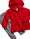 GUESS Hooded Sweater Set (12 - 24m), ORANGE (24M)