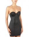 Flexees Womens Firm Control Strapless Full Slip, Black, 34B