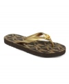 Throw MICHAEL Michael Kors' Jet Set flip flops in the bag and you're officially packed and ready to go.