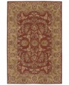 With a modern approach to traditional designs, the India House collection offers beauty to be appreciated for years to come. Meticulous hand-tufting results in truly artful detail. Featuring a lush, exotic floral motif, this rust-colored rug is an exceptional addition to your home. (Clearance)