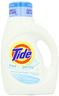 Tide Free And Gentle Liquid Laundry Detergent 2 X 50 Fl Oz