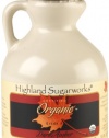 Highland Sugarworks Dark Amber Organic Maple Syrup, 16-Ounce